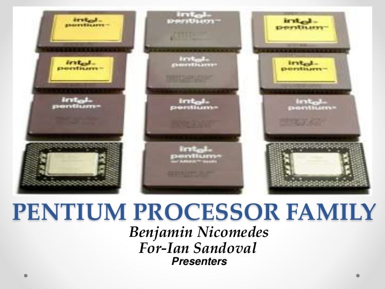 Microprocessor Intel Pentium Series