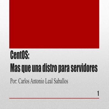 CentOS: Mas que una distro para servidores