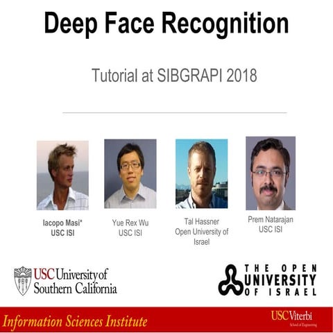 Deep Face Recognition Tutorial at SIBGRAPI 2018