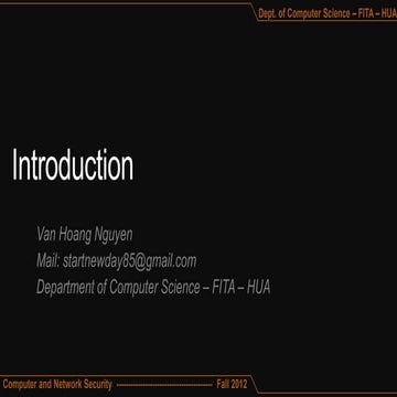 Introduction to CNS Course