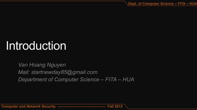 Introduction to CNS Course