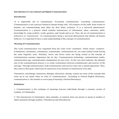 Etymology - Communication | PPT