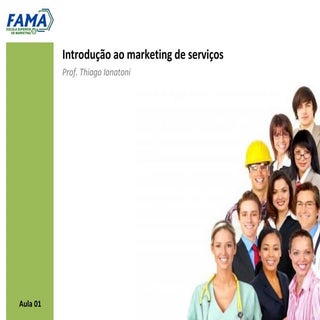 01   introdução marketing de serviços