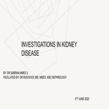 01-INVESTIGATIONS IN KDInvesting ckd bugando cuhas