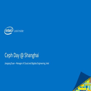 Ceph Day Shanghai - Opening 