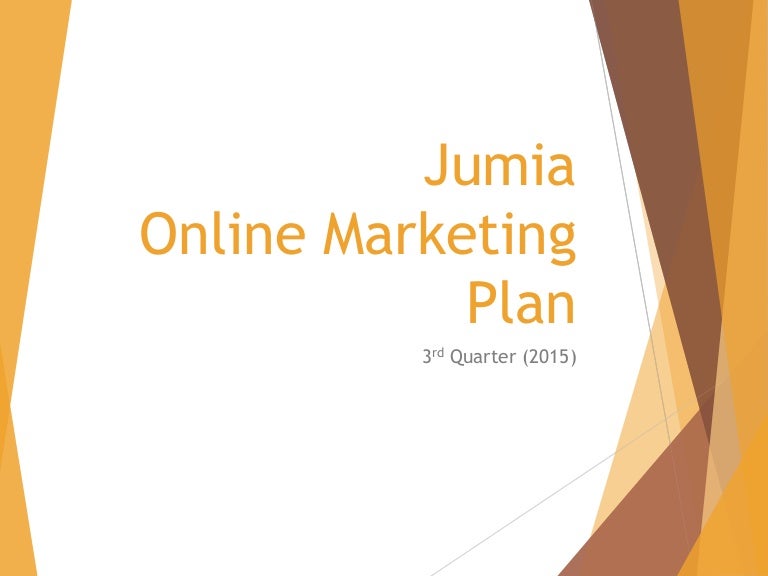 Jumia Marketing Plan