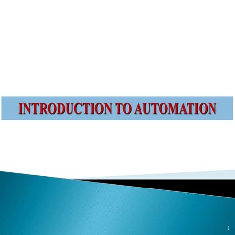 Introduction to Automation.ppt
