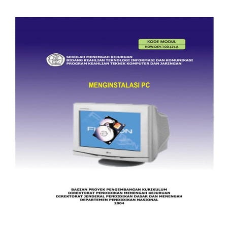 Mengistallasi PC