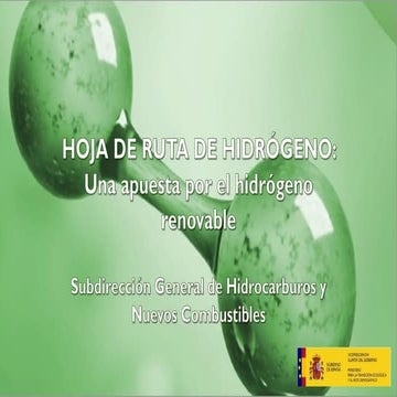 Hoja de ruta de hidrógeno: una apuesta por el hidrógeno renovable | Jornada “...