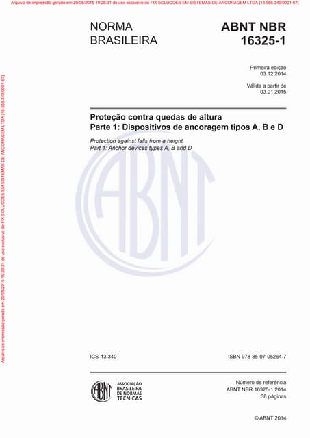 Abnt nbr iso 4287 rugosidade - método do perfil - termos, definições e ...
