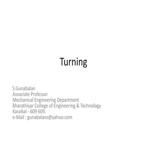 01-part1-01 Turning Process