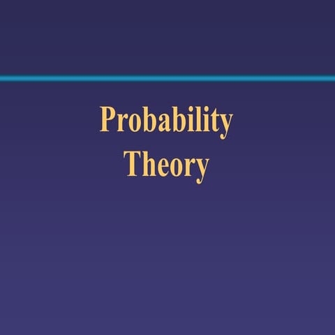 probability theory