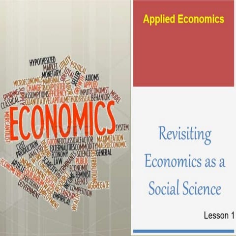 Revisiting Economics as a Social Science