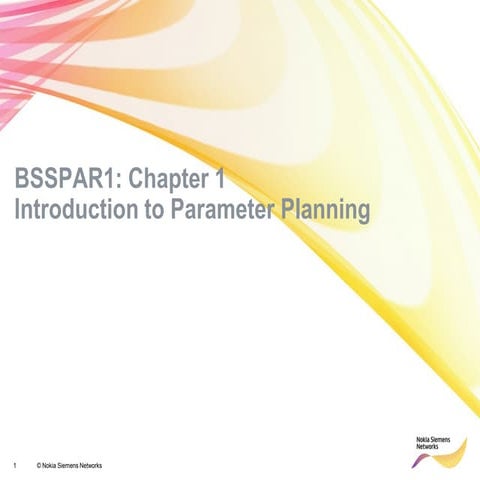 introduction to parameter planning