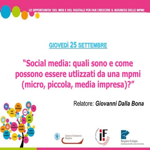 I social media per le micro, piccole e medie imprese. Strategia e pratica.