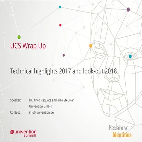 UCS „Wrap Up“: Highlights 2017 und Ausblick 2018