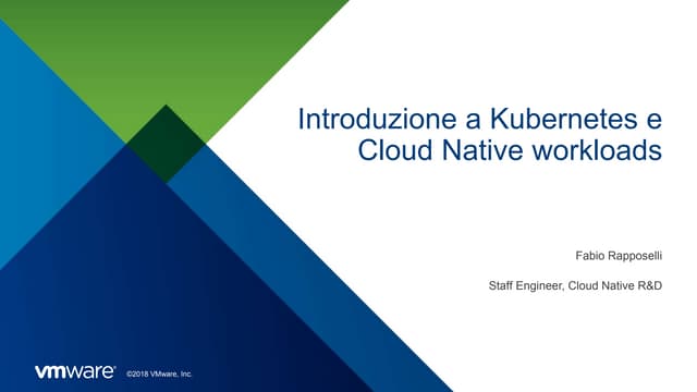 01 - VMUGIT - Lecce 2018 - Fabio Rapposelli, VMware