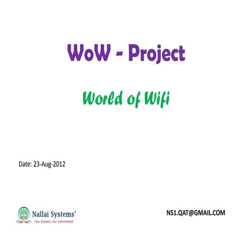 WoW Project - World of Wifi