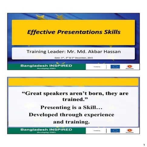 010 effective presentations skills | PDF