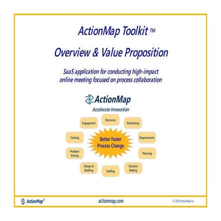 ActionMap Toolkit Overview and Value Proposition (NEWER VERSION AT actionmap....