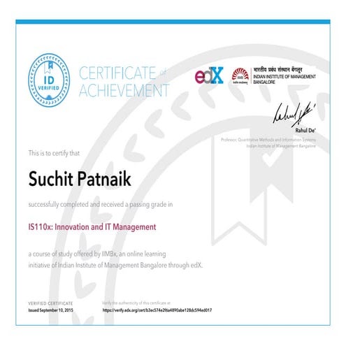 Certificate_Innovation & ITM
