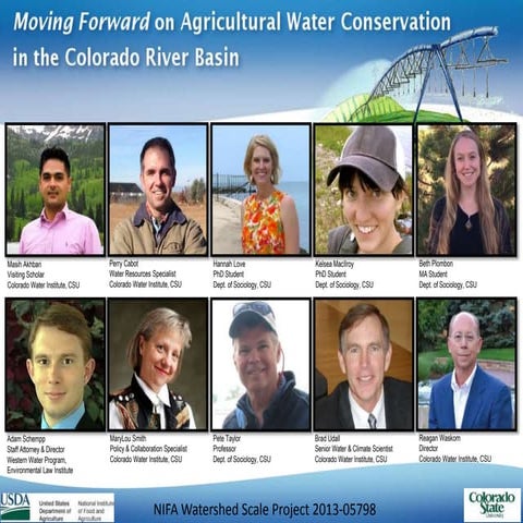 Moving Forward on Agricultural Water Conservation in the Colorado River Basin