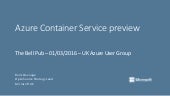 Boris Devouge - UK Azure Containers...