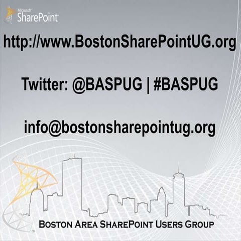 January 9th, 2013 BASPUG Meeting
