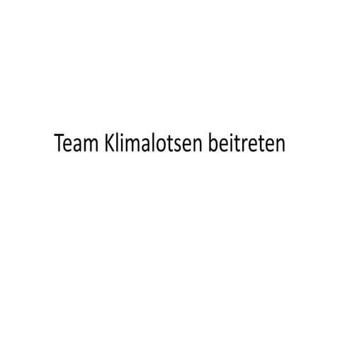 010 Team Klimalotsen beitreten