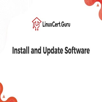 Install and Update Software - RHCSA (RH124).pdf