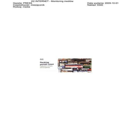Ranking Portali Miast - PRESS