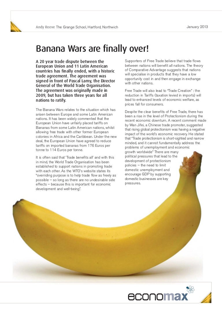 Banana Wars are finally over!