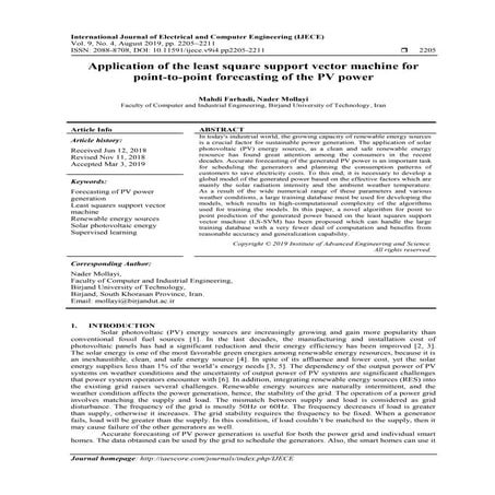 Application of the Least Square Support Vector Machine for point-to-point for...