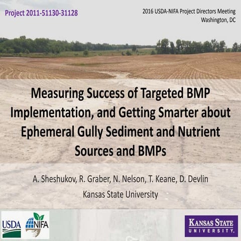 Measuring Success of Targeted BMP Implementation, and Getting Smarter about E...