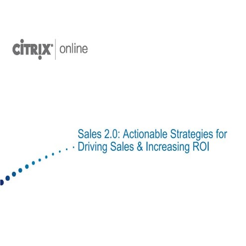 Actionable Strategies for Driving Sales and Increasing ROI