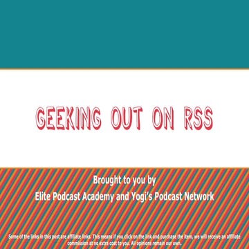 Geeking out on rss