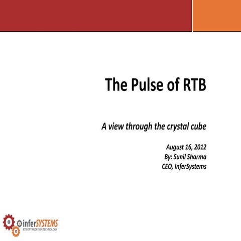 Digiday Exchange: Infersystems Tech Talk: "The Pulse of RTB: A View Through t...