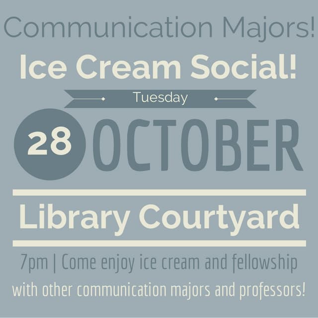 Communication Majors!