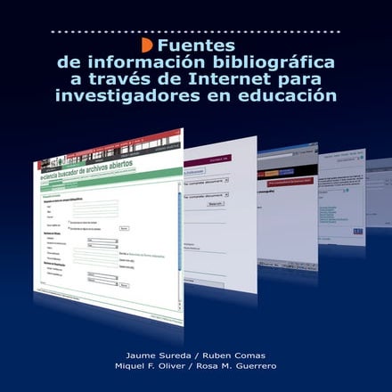 Fuentes de información bibliográfica a través de Internet para investigadores...