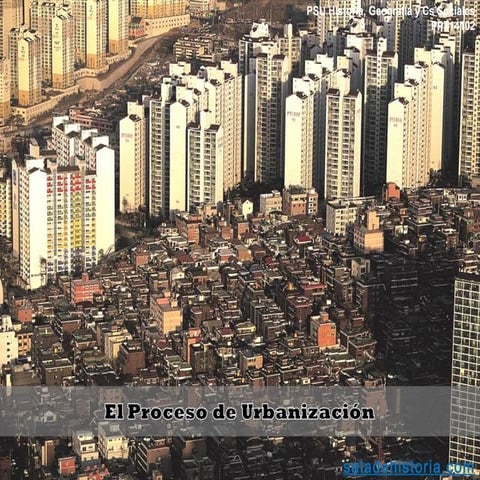 Proceso de Urbanización (PSU 2014)