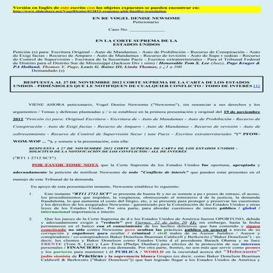 01/28/13 US Supreme Court Response (spanish)