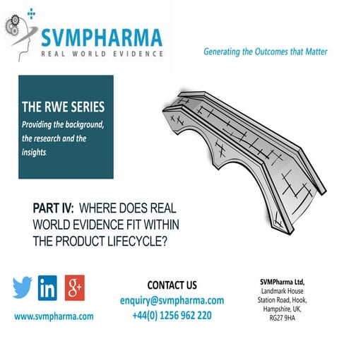 SVMPharma Real World Evidence – The RWE Series – Part IV: Where does Real Wor...