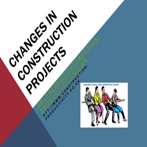 013 changes in construction projects