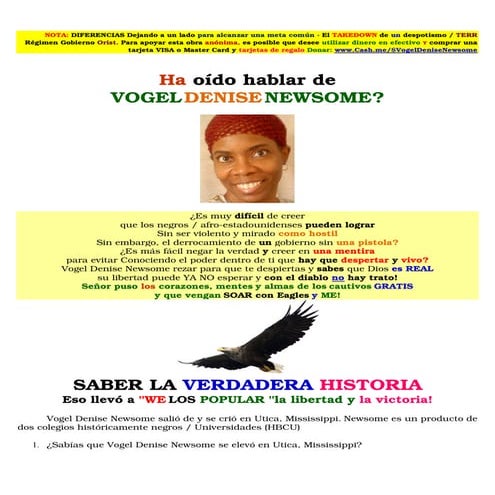 013016 COMMUNITY ACTIVIST VOGEL DENISE NEWSOME (Spanish)