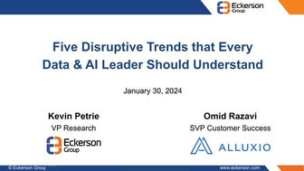 Alluxio Monthly Webinar | Five Disruptive Trends that Every  Data & AI Leader...