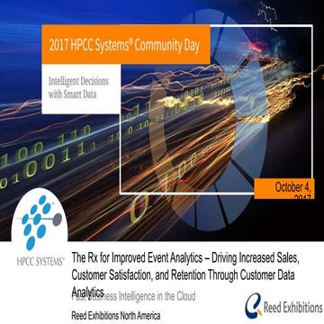 The Rx for Improved Event Analytics – Driving Increased Sales, Customer Satis...