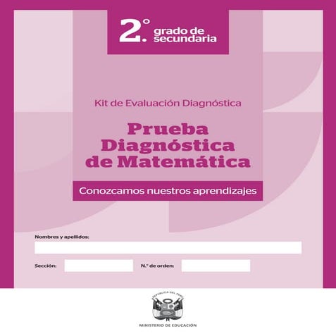 2 - prueba diagnóstica matemática