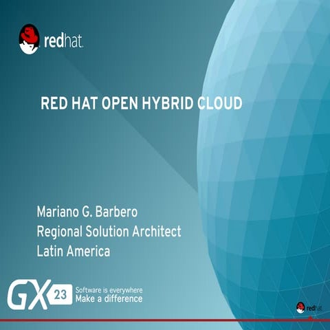 El camino hacia la nube hibrida y abierta de Red Hat