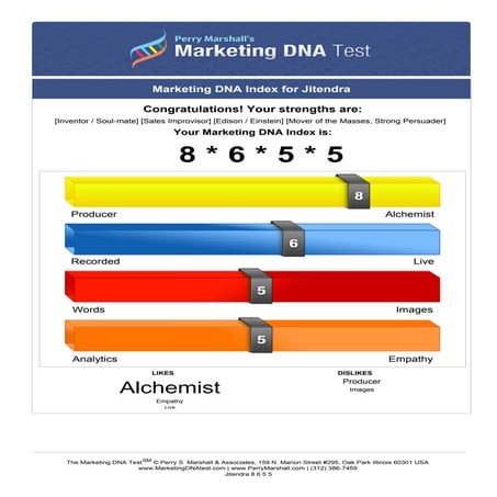 AMA Personality test | PDF