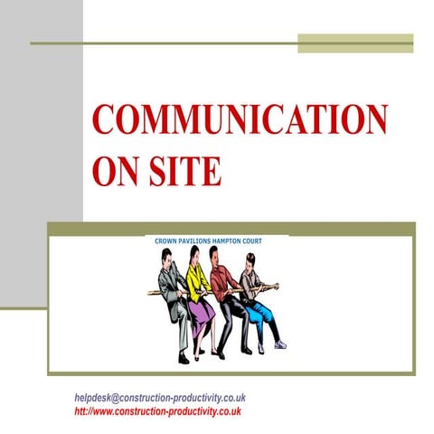 016 communication in construction sector | PPT